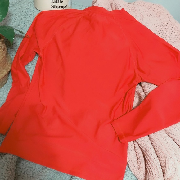 Red Lifeguard Dri-Fit Rash Guard - Picture 2 of 4